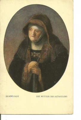 (A) carte postala(ilustrata)-PICTURI litho-Rembrandt foto