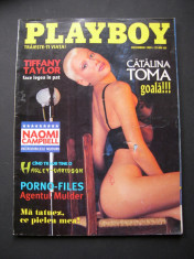 Playboy Romania 1999 decembrie. Pictorial Catalina Toma, Naomi Campbell foto