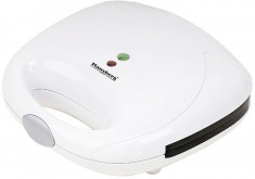 Sandwich maker Hausberg, 750 W, model triunghi, alb foto