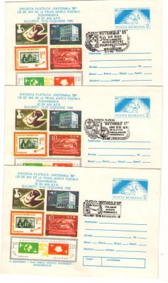 IP 9913 INTREG POSTAL - EXPO FIL &amp;quot;NATIONALA &amp;#039;88&amp;quot;, ZIUA MARCII POSTALE ROM - 3 foto