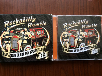 Rockabilly Rumble 50 track of hot road 2 cd dublu disc selectii muzica rock vg+ foto
