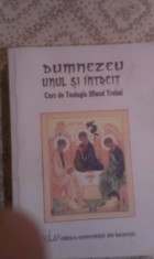 DUMNEZEU UNUL SI INTREIT -CURS DE TEOLOGIA SFINTEI TREIMI . foto