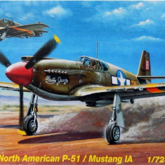 Macheta avion North American P-51 Mustang IA - MPM C72015, scara 1:72
