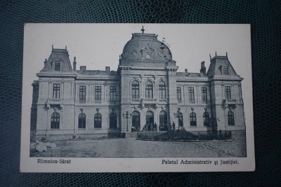 AKVDE18 Carte postala Ramnicul-Sarat Palatul Admi si Justitiei - Eroare foto