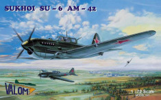 Macheta avion Sukhoi Su-6 AM-42 - Valom 72001, scara 1:72 foto