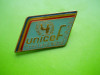 HOPCT RO INSIGNA UNICEF COMITETUL NATIONAL ROMAN -TRICOLOR -RARA [ 2 ], Romania de la 1950