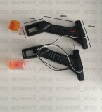 Lampa Gabarit Auto ALB ROSU GALBEN 12/24V, Set 2 buc (stanga+dreapta), Plastic, Fara Bec