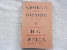 G. Gissing and H. G. Wells - R. A. Gettmann foto