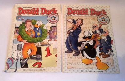 Lot 2 reviste benzi desenate Walt-Disney Donald Duck Nr. 8 si 29, 2014, Olandeza foto