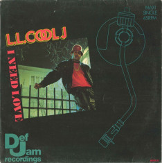 L.L. Cool J - I Need Love 1987, Def Jam disc vinil Maxi Single Hip Hop / rap foto