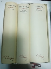 I. L. CARAGIALE - OPERE - 3 volume ( editia Academia Romana) foto