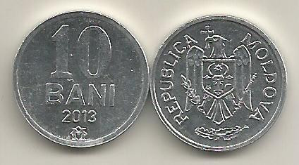 MOLDOVA 10 BANI 2013 [01] a UNC