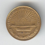 Insigna Militara - Centenarul Academiei Militare 1889-1989