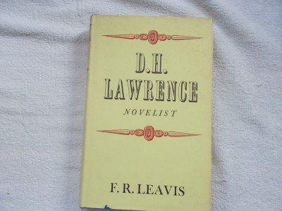 D. H. Lawrence - novelist - F. R. Leavis foto