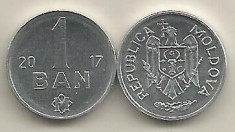 MOLDOVA 1 BAN 2017 a UNC UNC [1] livrare in cartonas foto