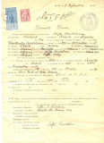 Z344 DOCUMENT VECHI -SCOALA COMERCIALA , BRAILA - SAFTA SCARLATESCU -AN 1925