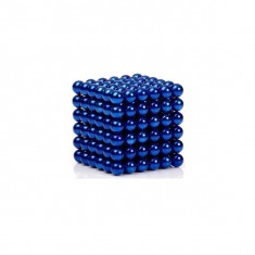 Neocube 216 bile magnetice 5mm neodymium - albastru foto