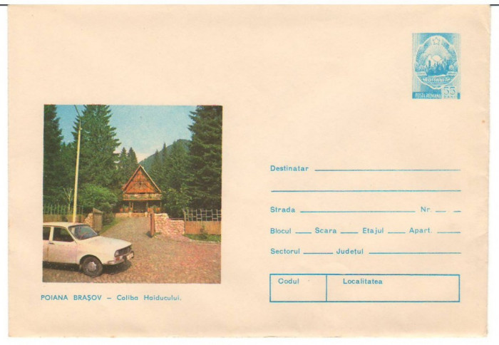 IP 9940 INTREG POSTAL - POIANA BRASOV, COLIBA HAIDUCULUI, AUTOTURISM