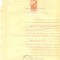 Z356 DOCUMENT VECHI-CERTIFICAT SCUTIRE TAXE SCOLARE ACHILLE D. APOSTOLESCU 1928