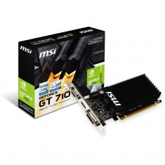 Placa video MSI GeForce GT 710 Silent 1GB DDR3 64-bit Low Profile foto
