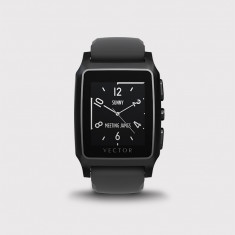 Smartwatch VECTOR MERIDIAN Black Silicone Sport foto