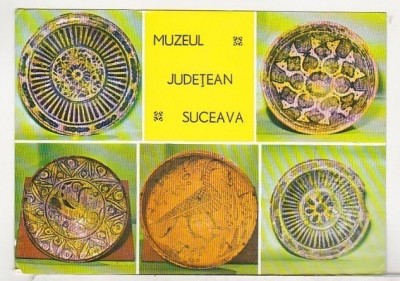 bnk cp Suceava - Muzeul judetean - Ceramica smaltuita - necirculata foto