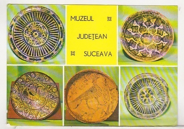 bnk cp Suceava - Muzeul judetean - Ceramica smaltuita - necirculata
