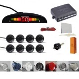 Cumpara ieftin Senzori parcare afisaj display LED avertizare sonora fata spate set kit 8