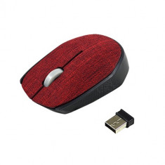 Mouse wireless Vakoss TM-662R Textile Red foto