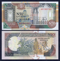 SOMALIA. 50 SHILLINGS 1991. UNC. foto