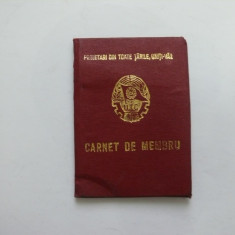 Carnet membru UTC, 1986