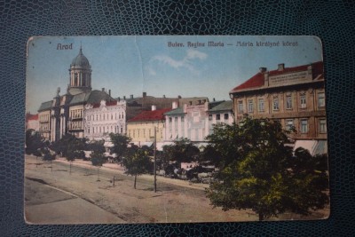 AKVDE18 - Carte postala - Arad - Bulevardul foto