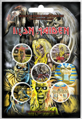 Iron Maiden: Early Albums (set insigne - 5 buc.) foto