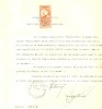 Z355 DOCUMENT VECHI-CERTIFICAT SCUTIRE TAXE SCOLARE MIHAILESCU Z. OPRISAN 1928