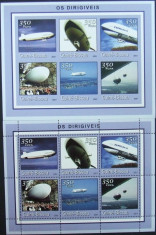 GUINE-BISSAU - DIRIJABILE,ZEPPELIN, 2001, 2 M/SH, DANT. + NED., NEOB.- G BIS 231 foto