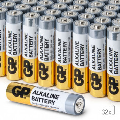 Baterii AAA Alcaline GP, R3, High-Performance, 32 buc foto
