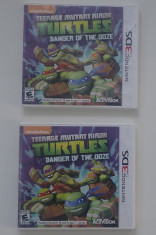 Joc card caseta consola Nintendo 3DS Turtles Testoasele Ninja nou in cutie foto