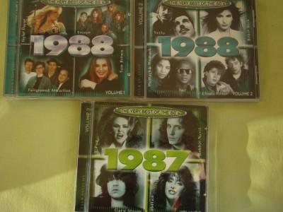 THE VERY BEST OF THE 80&amp;#039;s - 1987 / 1988 / 1988 - 3 C D Originale ca NOI foto