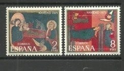 Spania 1971 - PICTURA CRACIUN, serie nestampilata, A7 foto