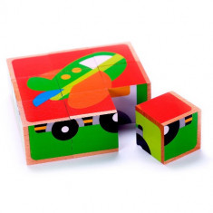 Puzzle Cuburi Mijloace de Transport foto
