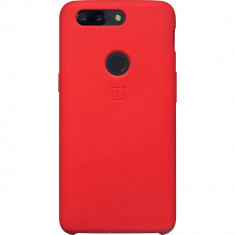 Husa Protectie Spate OnePlus Silicon Red pentru OnePlus 5T foto