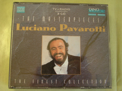 LUCIANO PAVAROTTI - The Masterpieces - 3 C D Originale ca NOI foto