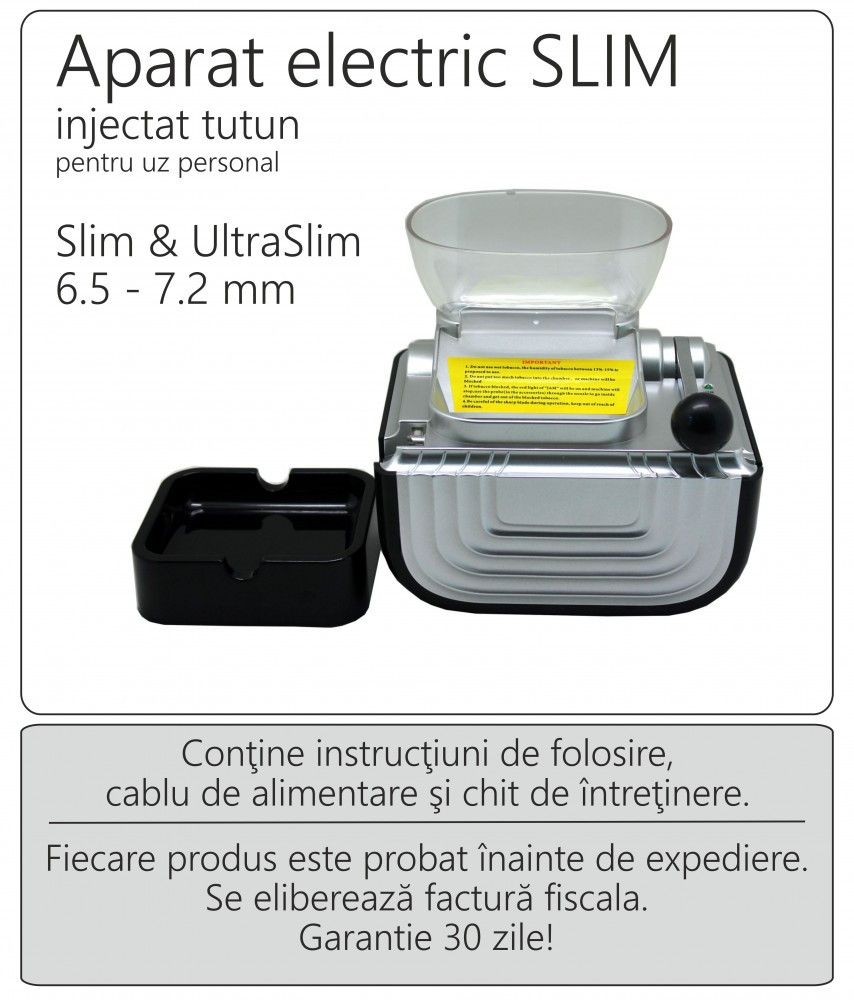 Aparat electric injectat tutun - SENATOR Container Slim | arhiva Okazii.ro