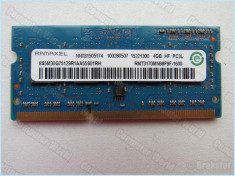 Ram laptop Ramaxel 4GB PC3-12800 DDR3-1600 1.35V RMT3170MN68F9F-1600 foto