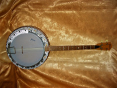 Framus instrument muzical banjo tenor 4 corzi colectie cadou vintage foto