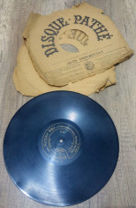 Disc, placa patefon/ gramofon// Disc Pathe foto