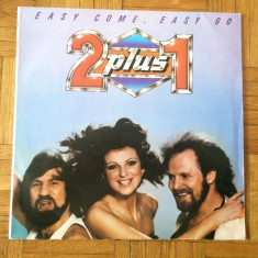 2 plus 1 easy come easy go 1980 disc vinyl lp muzica synth pop disco dance vg+