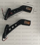 Lampa Gabarit LED Corn 45 Grade, Galben, 12/24V, Set 2 Bucati (Stanga+Dreapta), Camioane
