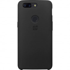 Husa Protectie Spate OnePlus Silicon Black pentru OnePlus 5T foto