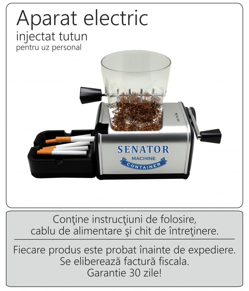 Aparat electric injectat tutun - SENATOR Container Standard | arhiva  Okazii.ro